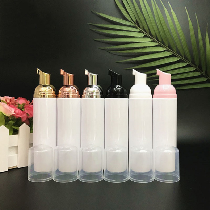 Skincare Skin 1004 - 100 ml weiße Plastikflasche, Schaumpumpe, MOUSSE/Gesichtsreiniger,